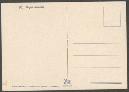 AOP India Bollywood vintage postcard with facsimile signature RAJNI SHARMA