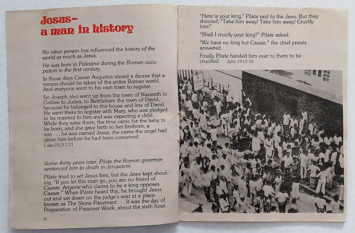 AOP India vintage booklet about Jesus & Bombay NEW LIFE FOR BOMBAY