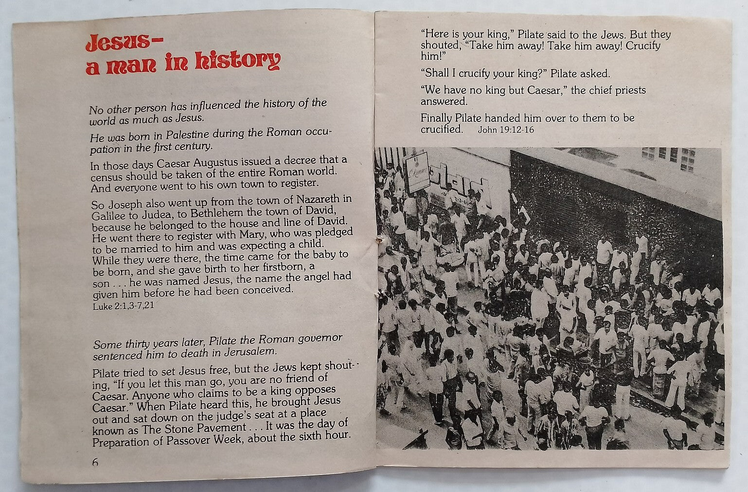 AOP India vintage booklet about Jesus & Bombay NEW LIFE FOR BOMBAY