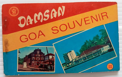 AOP India Damsan GOA souvenir booklet of 10 postcards 