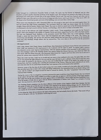 India 1909 Public Notice REWARD OF ONE LAKH RUPEES Viceroy Assassination attempt