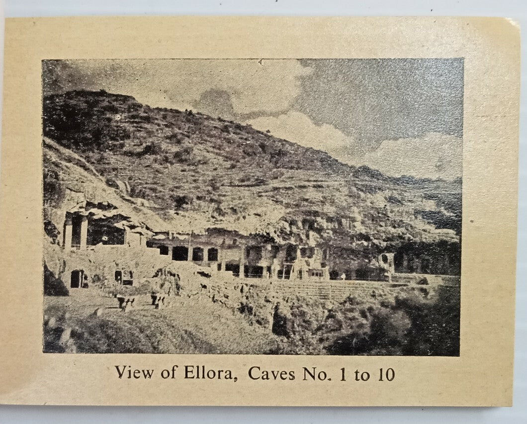 AOP India vintage Tourist booklet with 24 pictures AJANTA ELLORA  AURANGABAD