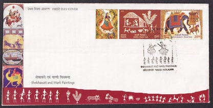 India 2012 First Day cover collection (16), most with unused brochures
