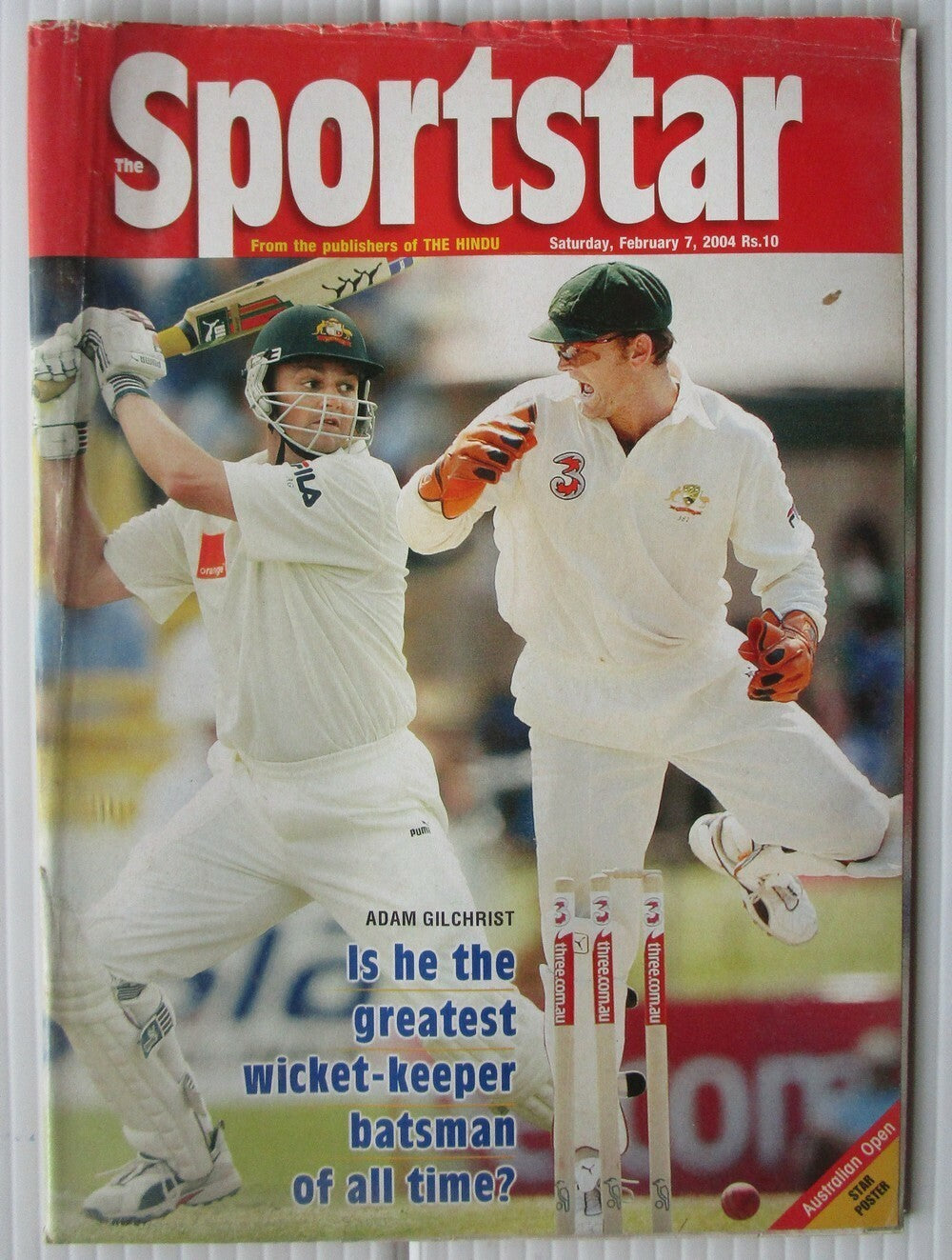 India Sports Star 2004 with much Cricket coverage (5 issues)