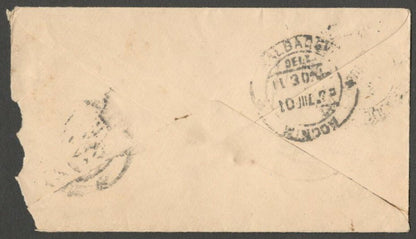 AOPIMT India 1923 ME WAR dc on KGV envelope