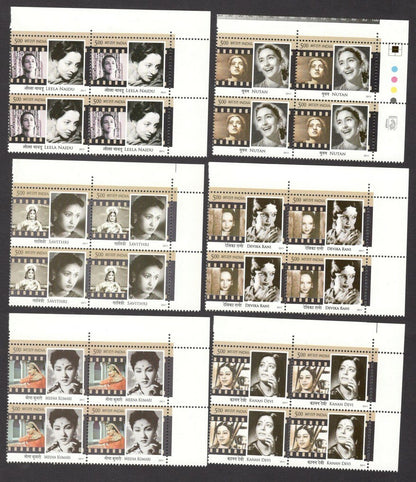 India 2011 BLOCKS OF FOUR Year pack / Year set MNH