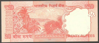 AOP India Old 20 Rupees with fancy number 786901