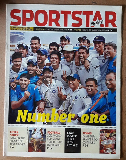 India Sportstar 2006-12 CRICKET cover issues 10” X 13” (5)