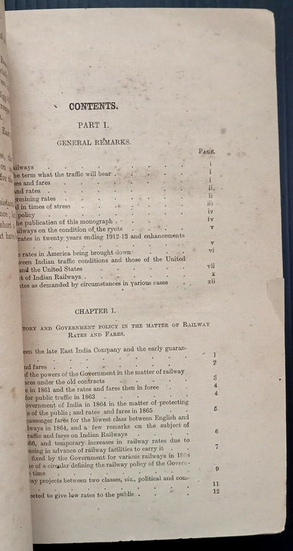 AOP A Monograph on India Railway Rates by Ghose 1918 HC 595pgs