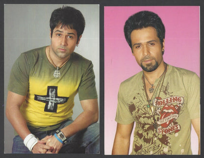 India BOLLYWOOD Imran Hashmi postcards x 2
