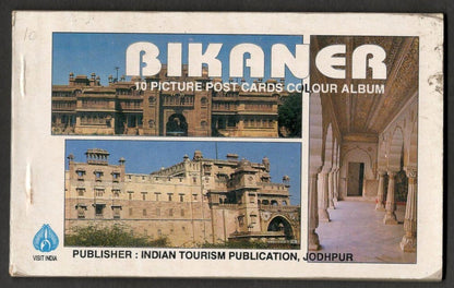 India - Bikaner vintage booklet of 10 postcards