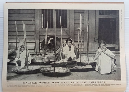INDIAN PICTORAL EDUCATION 1929.30 Voll.1 No.2 Malabar Valan , Dasis, Chilum