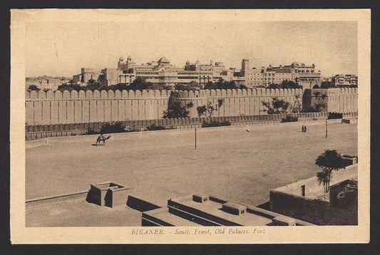 India Bikaner State vintage postcard Old Palaces
