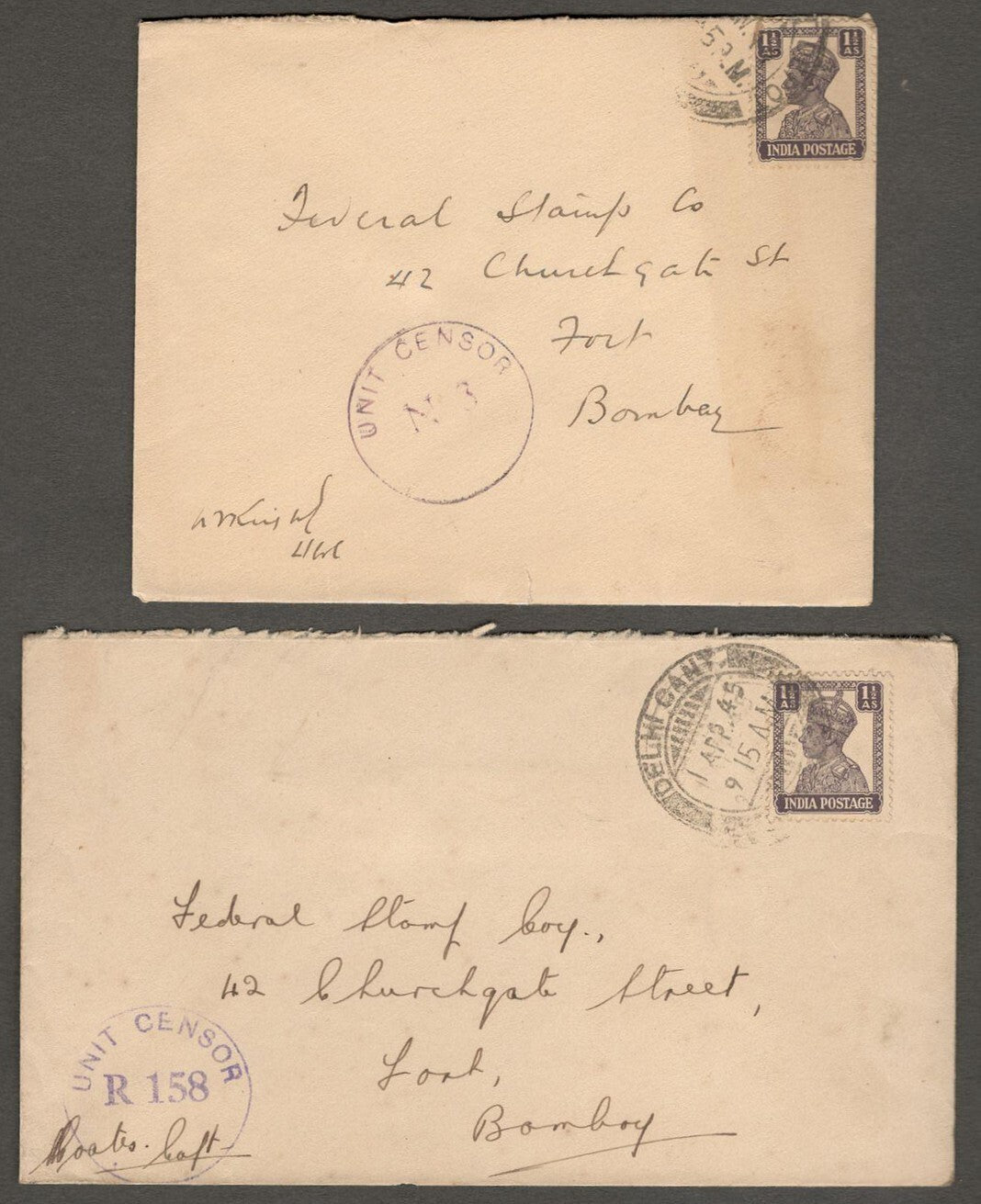 India WW2 military covers (54)