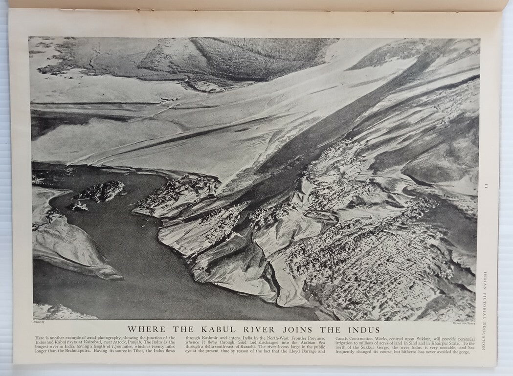INDIAN PICTORAL EDUCATION 1929.30 Vol.1 No.4 Rivers, Simla Rail, Ceylon, Khyber