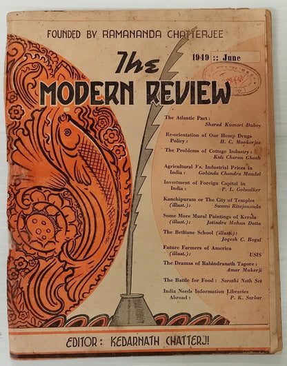 AOP India MODERN REVIEW 1949 June Agricultural Vs. Industrial Prices in India 