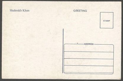 AOP India Bollywood vintage postcard SHAH RUKH KHAN