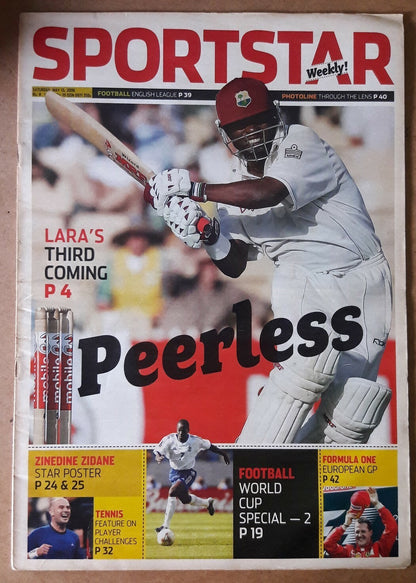 India Sportstar 2006-11 CRICKET cover issues 10” X 13” (5)