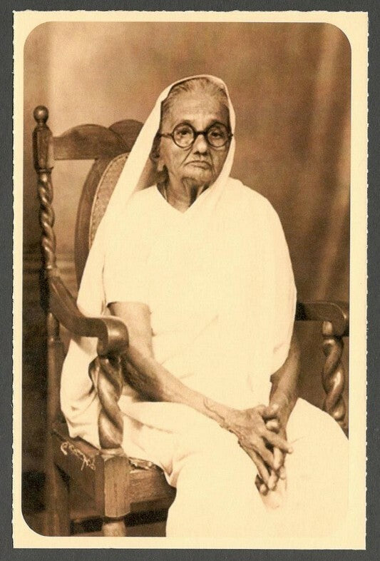 AOP India full back pictorial 50p Gandhi postal card GANDHI Kasturba Gandhi