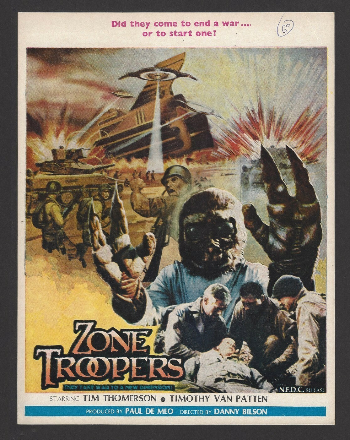 Hollywood Publicity cards for India – Wars movies