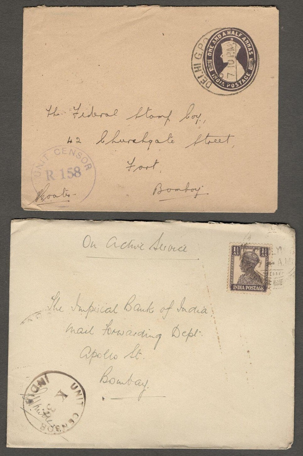 India WW2 military covers (54)