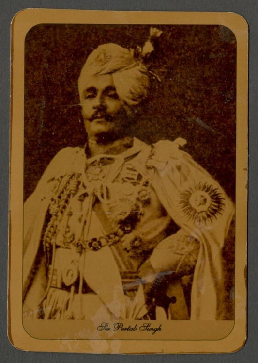 AOP India vintage look replica postcard Sir Pertab Singh