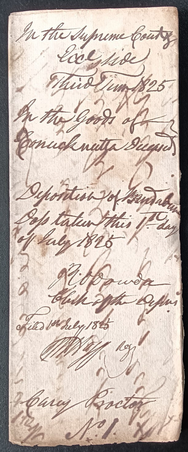 India King George IV 1825 Fort William, Calcutta 3 page document