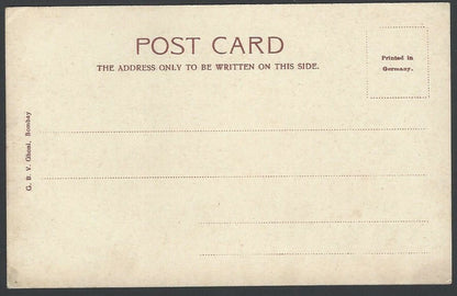 India BOMBAY vintage UB postcard Harbour from Apollo Bunder