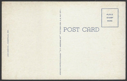 Evansville Indiana Masonic Temple vintage postcard