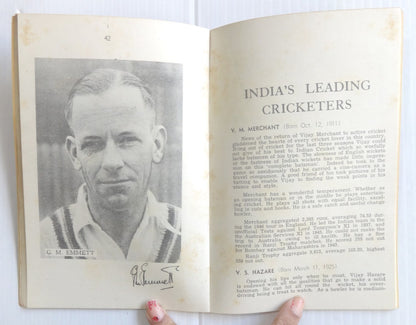 Commonwealth Cricket Tour of India souvenir / programme 1950-1