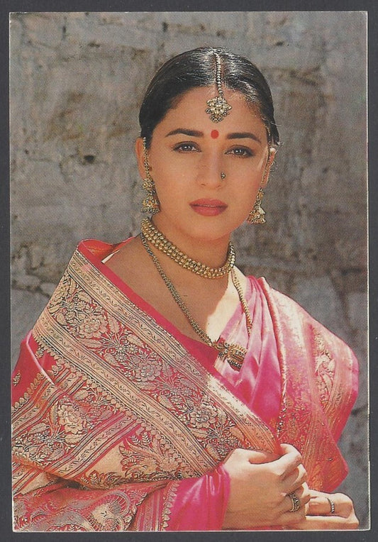 AOP India Bollywood MADHURI DIXIT vintage postcard