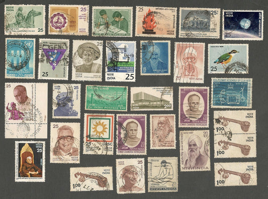 AOP India 100+ used commemoratives