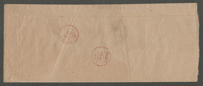 AOP India Indore State 1890 stampless cover postmarked black DEPALPUR