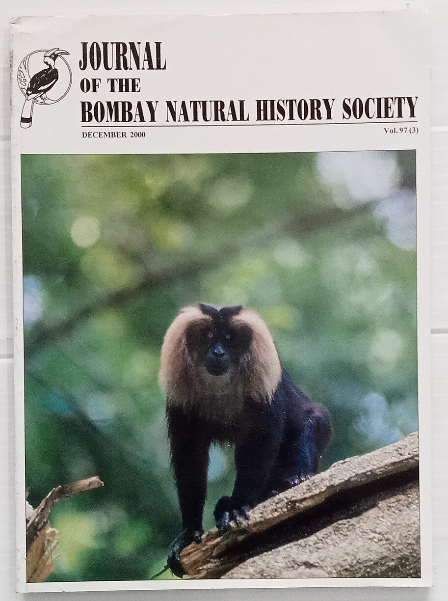 AOP India JOURNAL OF THE BOMBAY NATURAL HISTORY SOCIETY Dec 2000