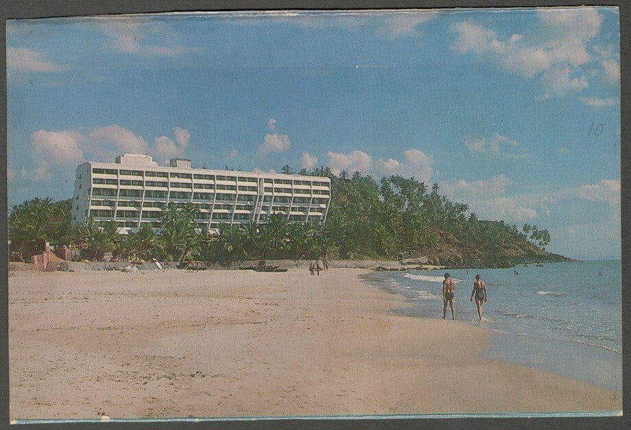 AOP India GOA vintage postcard BOGMALO BEACH