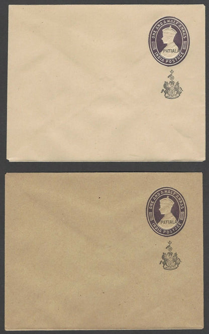 India Patiala State KGVI postal stationery unused (3)