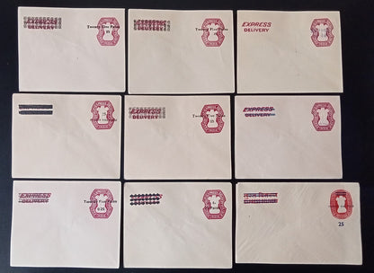 India Express Delivery envelopes collection x 25 + catalog on CD