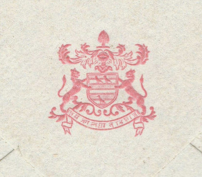 AOP India Bikaner State herald crested envelope