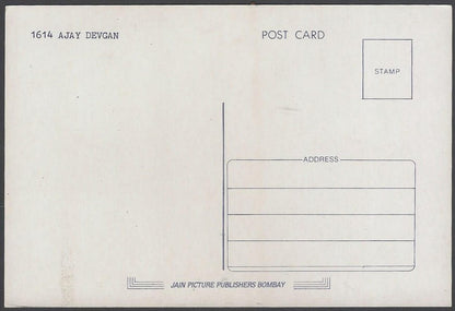 AOP India Bollywood vintage postcard AJAY DEVGAN