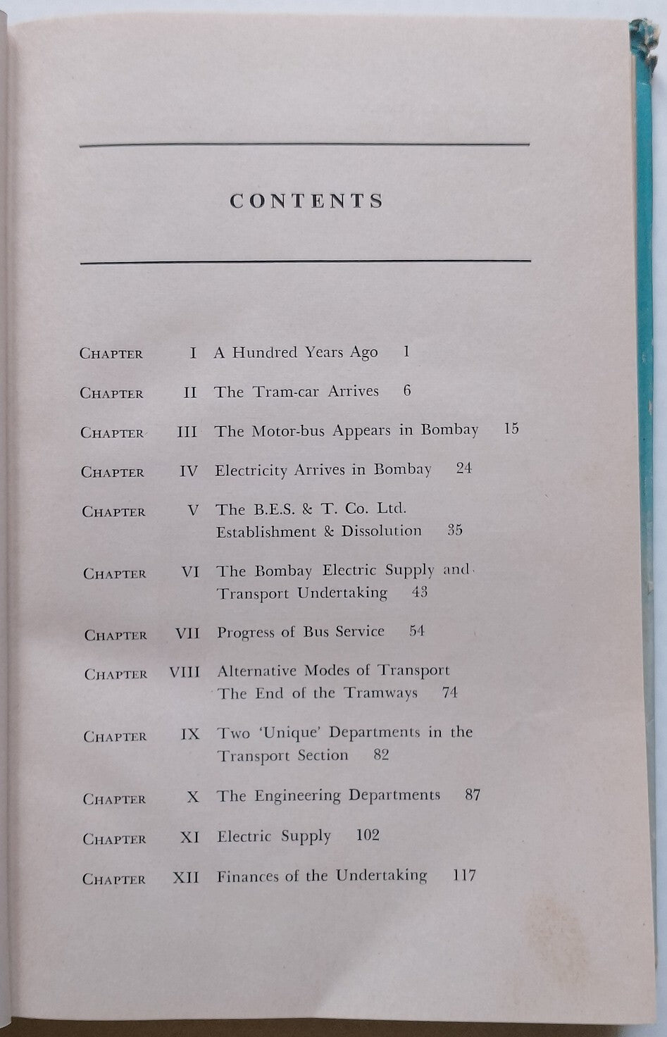 THE B.E.S.T. STORY by S.N. Pendsay Pendse HC 229pgs - Bombay, India