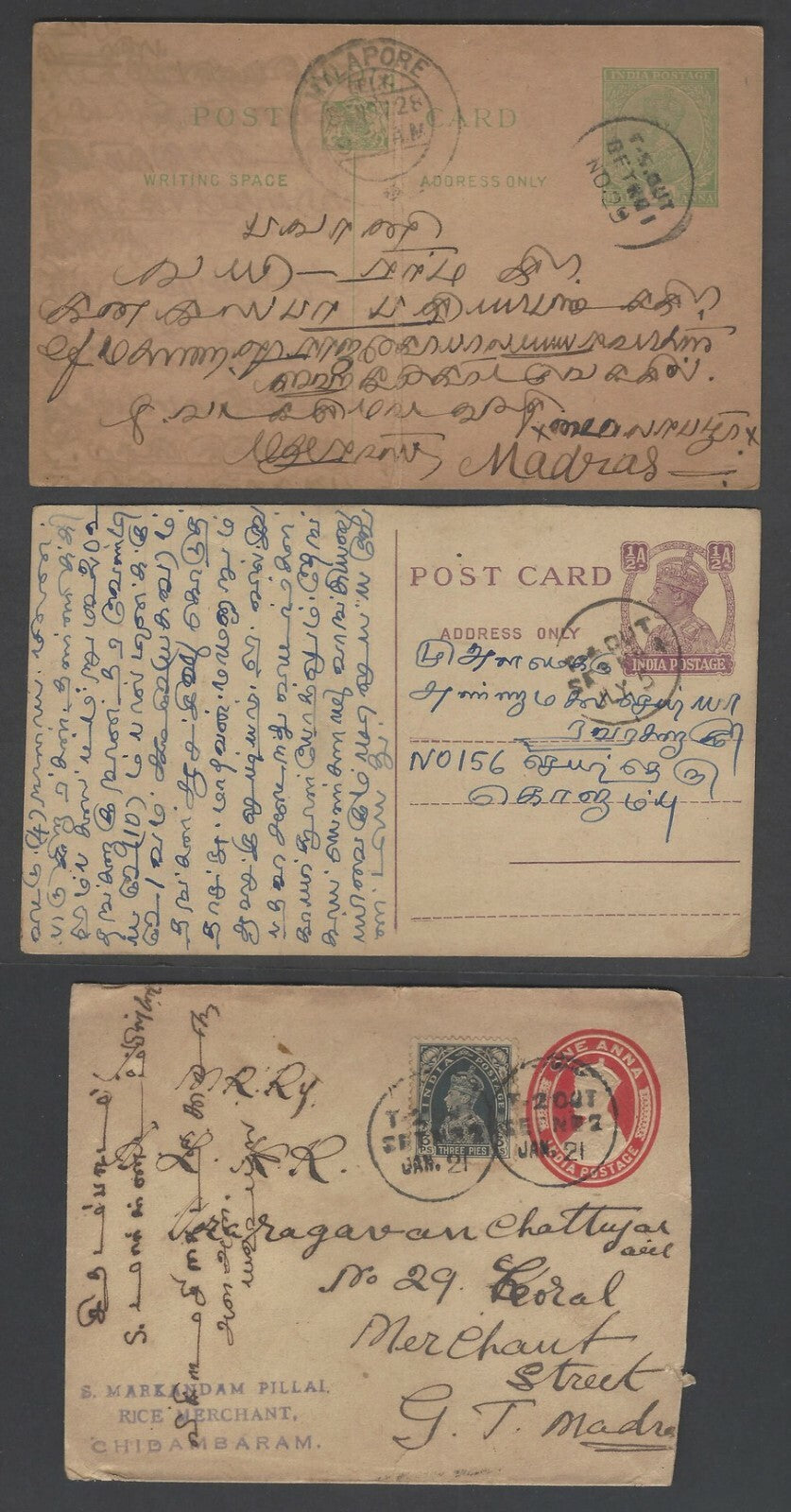 India pre Independence POSTAGE DUE covers (10)