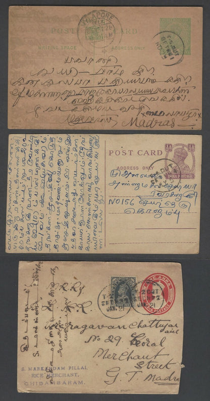 India pre Independence POSTAGE DUE covers (10)