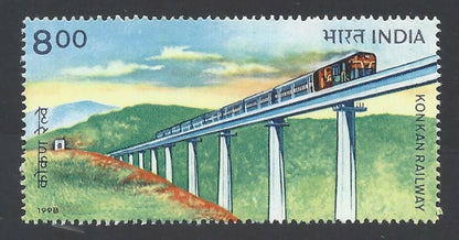 AOP India 1998 Konkan Railway  MNH