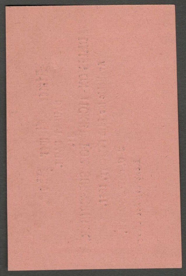 AOPIMT India 1931 AJMER FLOWER SHOW Admission ticket