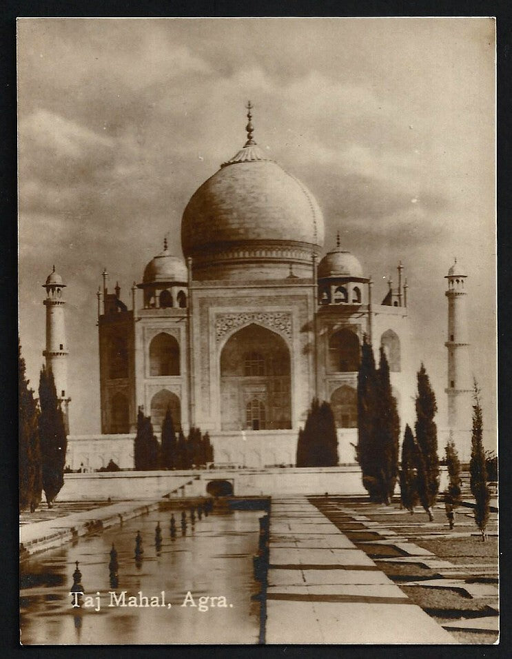 (AOP) India vintage small photograph TAJ MAHAL