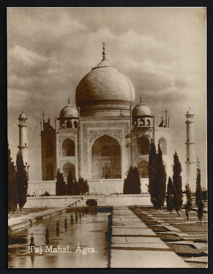 (AOP) India vintage small photograph TAJ MAHAL