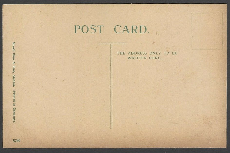 AOP India vintage postcard Station Hospital
