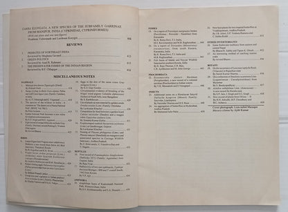 AOP India JOURNAL OF THE BOMBAY NATURAL HISTORY SOCIETY Dec 2000