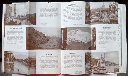 India & Burma 1930s tourism promotional booklet
