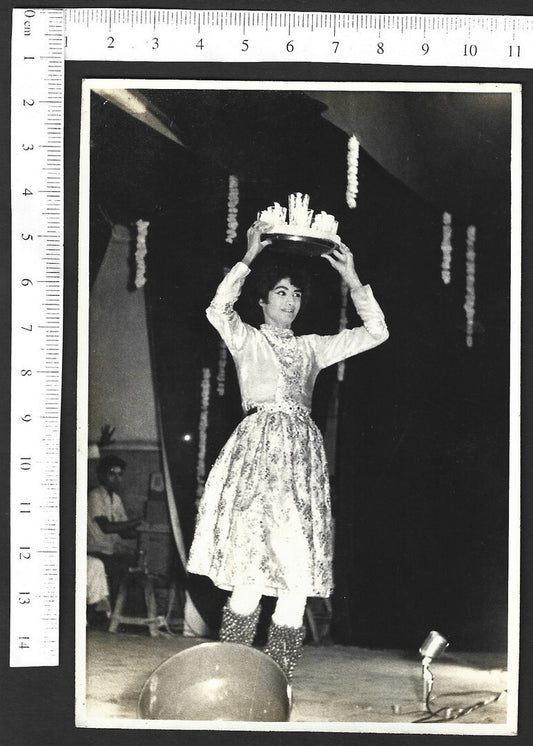 India Theater vintage drag photo 10x14cm